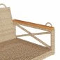 vidaXL Hängebank Beige 109x62x40 cm Poly Rattan vidaXL Hängebank Beige 109x62x40 cm Poly Rattan