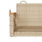 vidaXL Hängebank Beige 109x62x40 cm Poly Rattan vidaXL Hängebank Beige 109x62x40 cm Poly Rattan