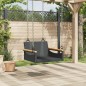 vidaXL Hängesessel Schwarz 63x62x40 cm Poly Rattan vidaXL Hängesessel Schwarz 63x62x40 cm Poly Rattan