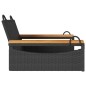 vidaXL Hängesessel Schwarz 63x62x40 cm Poly Rattan vidaXL Hängesessel Schwarz 63x62x40 cm Poly Rattan