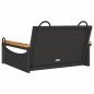vidaXL Hängesessel Schwarz 63x62x40 cm Poly Rattan vidaXL Hängesessel Schwarz 63x62x40 cm Poly Rattan