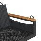 vidaXL Hängesessel Schwarz 63x62x40 cm Poly Rattan vidaXL Hängesessel Schwarz 63x62x40 cm Poly Rattan