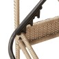 vidaXL Sonnenliege mit Auflage Beige 63x200x81 cm Poly Rattan vidaXL Sonnenliege mit Auflage Beige 63x200x81 cm Poly Rattan