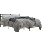 vidaXL Bettgestell Sonoma-Eiche 140x200 cm Holzwerkstoff und Metall vidaXL Bettgestell Sonoma-Eiche 140x200 cm Holzwerkstoff und Metall