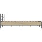 vidaXL Bettgestell Sonoma-Eiche 140x200 cm Holzwerkstoff und Metall vidaXL Bettgestell Sonoma-Eiche 140x200 cm Holzwerkstoff und Metall