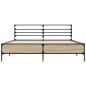 vidaXL Bettgestell Sonoma-Eiche 150x200 cm Holzwerkstoff und Metall vidaXL Bettgestell Sonoma-Eiche 150x200 cm Holzwerkstoff und Metall