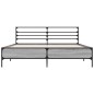 vidaXL Bettgestell Grau Sonoma 160x200 cm Holzwerkstoff und Metall vidaXL Bettgestell Grau Sonoma 160x200 cm Holzwerkstoff und Metall