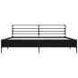 vidaXL Bettgestell Schwarz 180x200 cm Holzwerkstoff und Metall vidaXL Bettgestell Schwarz 180x200 cm Holzwerkstoff und Metall
