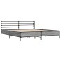 vidaXL Bettgestell Grau Sonoma 180x200 cm Holzwerkstoff und Metall vidaXL Bettgestell Grau Sonoma 180x200 cm Holzwerkstoff und Metall