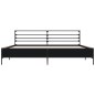 vidaXL Bettgestell Schwarz 200x200 cm Holzwerkstoff und Metall vidaXL Bettgestell Schwarz 200x200 cm Holzwerkstoff und Metall