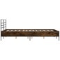vidaXL Bettgestell Räuchereiche 120x190 cm Holzwerkstoff und Metall vidaXL Bettgestell Räuchereiche 120x190 cm Holzwerkstoff und Metall