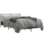 vidaXL Bettgestell Braun Eichen-Optik 140x190 cm Holzwerkstoff Metall vidaXL Bettgestell Braun Eichen-Optik 140x190 cm Holzwerkstoff Metall
