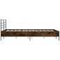vidaXL Bettgestell Braun Eichen-Optik 140x190 cm Holzwerkstoff Metall vidaXL Bettgestell Braun Eichen-Optik 140x190 cm Holzwerkstoff Metall