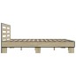 vidaXL Bettgestell Sonoma-Eiche 200x200 cm Holzwerkstoff und Metall vidaXL Bettgestell Sonoma-Eiche 200x200 cm Holzwerkstoff und Metall