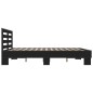 vidaXL Bettgestell Schwarz 150x200 cm Holzwerkstoff und Metall vidaXL Bettgestell Schwarz 150x200 cm Holzwerkstoff und Metall