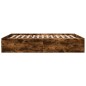 vidaXL Bettgestell Räuchereiche 150x200 cm Holzwerkstoff vidaXL Bettgestell Räuchereiche 150x200 cm Holzwerkstoff