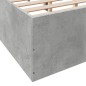 vidaXL Bettgestell Betongrau 120x200 cm Holzwerkstoff vidaXL Bettgestell Betongrau 120x200 cm Holzwerkstoff