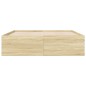 vidaXL Bettgestell Sonoma-Eiche 200x200 cm Holzwerkstoff vidaXL Bettgestell Sonoma-Eiche 200x200 cm Holzwerkstoff