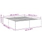 vidaXL Bettgestell Sonoma-Eiche 200x200 cm Holzwerkstoff vidaXL Bettgestell Sonoma-Eiche 200x200 cm Holzwerkstoff