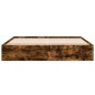 vidaXL Bettgestell Räuchereiche 200x200 cm Holzwerkstoff vidaXL Bettgestell Räuchereiche 200x200 cm Holzwerkstoff