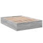 vidaXL Bettgestell Grau Sonoma 120x200 cm Holzwerkstoff vidaXL Bettgestell Grau Sonoma 120x200 cm Holzwerkstoff