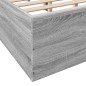 vidaXL Bettgestell Grau Sonoma 120x200 cm Holzwerkstoff vidaXL Bettgestell Grau Sonoma 120x200 cm Holzwerkstoff