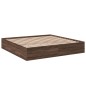 vidaXL Bettgestell Braun Eichen-Optik 200x200 cm Holzwerkstoff vidaXL Bettgestell Braun Eichen-Optik 200x200 cm Holzwerkstoff