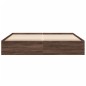 vidaXL Bettgestell Braun Eichen-Optik 200x200 cm Holzwerkstoff vidaXL Bettgestell Braun Eichen-Optik 200x200 cm Holzwerkstoff