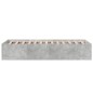 vidaXL Bettgestell Betongrau 90x190 cm Holzwerkstoff