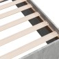 vidaXL Bettgestell Betongrau 90x190 cm Holzwerkstoff