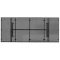 vidaXL Gartentisch mit Glasplatte Schwarz 190x80x75 cm Poly Rattan vidaXL Gartentisch mit Glasplatte Schwarz 190x80x75 cm Poly Rattan