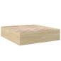 vidaXL Bettgestell Sonoma-Eiche 180x200 cm Holzwerkstoff vidaXL Bettgestell Sonoma-Eiche 180x200 cm Holzwerkstoff