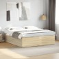 vidaXL Bettgestell Sonoma-Eiche 180x200 cm Holzwerkstoff vidaXL Bettgestell Sonoma-Eiche 180x200 cm Holzwerkstoff