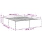 vidaXL Bettgestell Sonoma-Eiche 180x200 cm Holzwerkstoff vidaXL Bettgestell Sonoma-Eiche 180x200 cm Holzwerkstoff