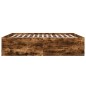 vidaXL Bettgestell Räuchereiche 180x200 cm Holzwerkstoff