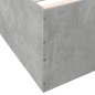vidaXL Bettgestell Betongrau 150x200 cm Holzwerkstoff vidaXL Bettgestell Betongrau 150x200 cm Holzwerkstoff