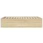 vidaXL Bettgestell Sonoma-Eiche 140x200 cm Holzwerkstoff vidaXL Bettgestell Sonoma-Eiche 140x200 cm Holzwerkstoff