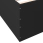 vidaXL Bettgestell Schwarz 120x200 cm Holzwerkstoff vidaXL Bettgestell Schwarz 120x200 cm Holzwerkstoff