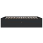 vidaXL Bettgestell Schwarz 140x190 cm Holzwerkstoff vidaXL Bettgestell Schwarz 140x190 cm Holzwerkstoff
