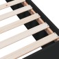 vidaXL Bettgestell Schwarz 90x190 cm Holzwerkstoff