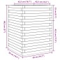 vidaXL Pflanzkübel 50x50x68,5 cm Massivholz Douglasie vidaXL Pflanzkübel 50x50x68,5 cm Massivholz Douglasie