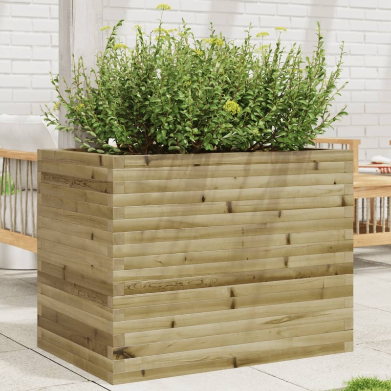 vidaXL Pflanzkübel 90x60x68,5 cm Kiefernholz Imprägniert vidaXL Pflanzkübel 90x60x68,5 cm Kiefernholz Imprägniert