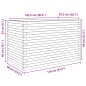 vidaXL Pflanzkübel 110x60x68,5 cm Kiefernholz Imprägniert vidaXL Pflanzkübel 110x60x68,5 cm Kiefernholz Imprägniert