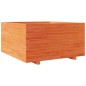 vidaXL Pflanzkübel Wachsbraun 90x90x49,5 cm Massivholz Kiefer vidaXL Pflanzkübel Wachsbraun 90x90x49,5 cm Massivholz Kiefer
