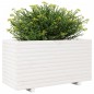 vidaXL Pflanzkübel Weiß 90x40x49,5 cm Massivholz Kiefer vidaXL Pflanzkübel Weiß 90x40x49,5 cm Massivholz Kiefer
