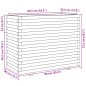 vidaXL Pflanzkübel Weiß 90x40x72,5 cm Massivholz Kiefer vidaXL Pflanzkübel Weiß 90x40x72,5 cm Massivholz Kiefer