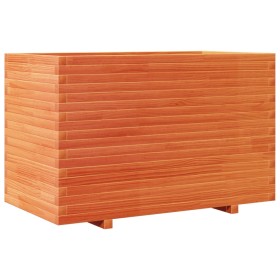 vidaXL Pflanzkübel Wachsbraun 110x60x72 cm Massivholz Kiefer