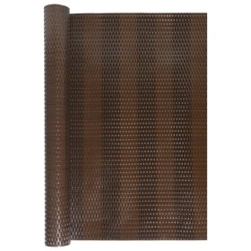vidaXL Balkon-Sichtschutz Braun und Schwarz 300x100 cm Poly Rattan