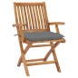 vidaXL Klappbare Gartenstühle mit Kissen 8 Stk. Massivholz Teak vidaXL Klappbare Gartenstühle mit Kissen 8 Stk. Massivholz Teak