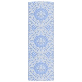 vidaXL Outdoor-Teppich Babyblau 80x250 cm PP